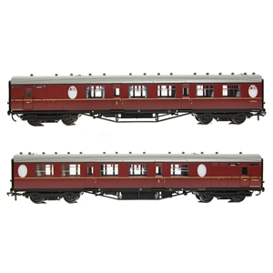 LNER Thompson Brake Composite Corridor BR Maroon