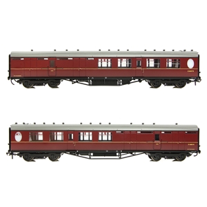LNER Thompson Brake Second Corridor BR Maroon