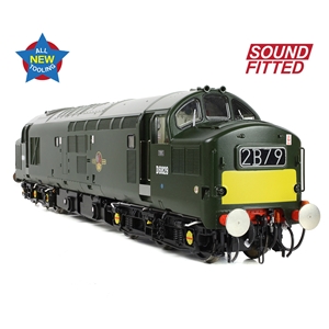 Class 37/0 Centre Headcode D6829 BR Green (Small Yellow Panels)