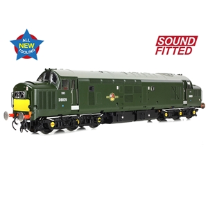 Class 37/0 Centre Headcode D6829 BR Green (Small Yellow Panels)