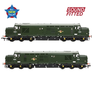 Class 37/0 Centre Headcode D6829 BR Green (Small Yellow Panels)