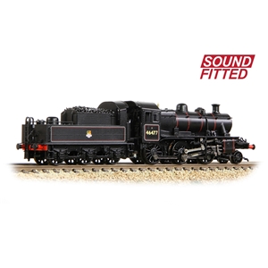 LMS Ivatt 2MT 46477 BR Lined Black (Early Emblem)