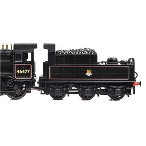 LMS Ivatt 2MT 46477 BR Lined Black (Early Emblem)