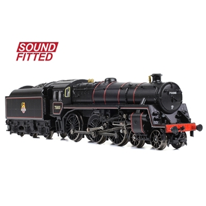 BR Standard 5MT with BR1B Tender 73100 BR Lined Black (Early Emblem)