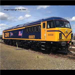 Class 69 69001 'Mayflower' GBRf (UK & US Flags)
