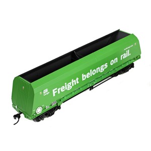 HRA Bogie Hopper DB Cargo Green ‘Freight belongs on rail.’ (FOUR P