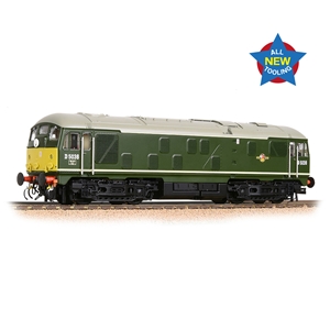 32-415 Class 24/0 D5036 Disc Headcode BR Green (Small Yellow Panels)