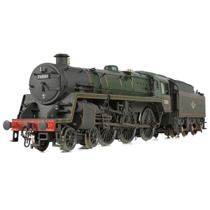32-511 BR Standard 5MT BR1G Tender 73051 BR Lined Green (Late Crest) Weathered - Side