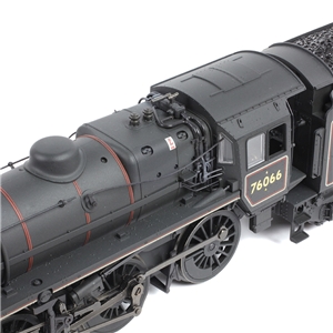 32-956 BR Standard 4MT with BR1B Tender 76066 BR Lined Black (Late Crest -5