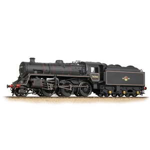 32-956 BR Standard 4MT with BR1B Tender 76066 BR Lined Black (Late Crest)
