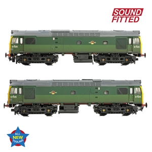 Class 25/2 D7525 BR Two-Tone Green (Full Yellow Ends) [W]
