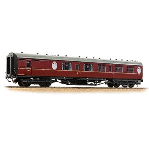 34-437 LNER Thompson Brake Composite Corridor BR Maroon