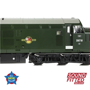 35-302SFX Class 37/0 Split Headcode D6710 BR Green (Late Crest)  SOUND FITTED DELUXE -3