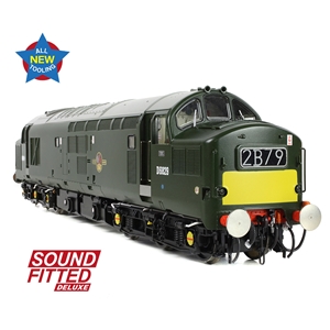 35-306SFX Class 37/0 Centre Headcode D6829 BR Green (Small Yellow Panels) SOUND FITTED DELUXE