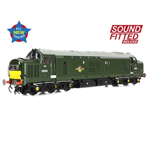 35-306SFX Class 37/0 Centre Headcode D6829 BR Green (Small Yellow Panels) SOUND FITTED DELUXE