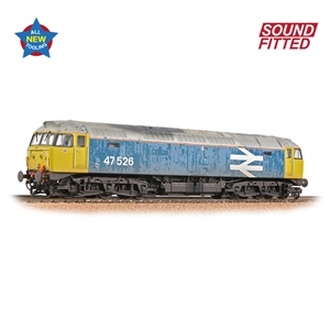 35-421SF Class 47/4 47526 BR Blue (Large Logo) SOUND FITTED