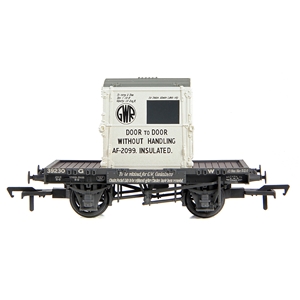 37-975B Conflat Wagon GWR Grey With 