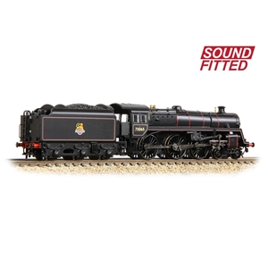 372-730SF - BR Standard 5MT with BR1C Tender 73065 BR Lined Black (Early Emblem) SOUND FITTED - 5