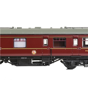 374-880 LMS 50ft Inspection Saloon BR Maroon (Black Ends) (3)