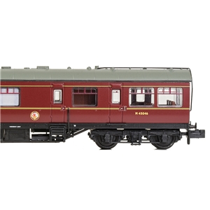 374-880 LMS 50ft Inspection Saloon BR Maroon (Black Ends) (5)