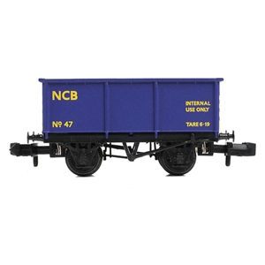 377-282A BR 27T Steel Tippler Wagon NCB Blue - SIDE